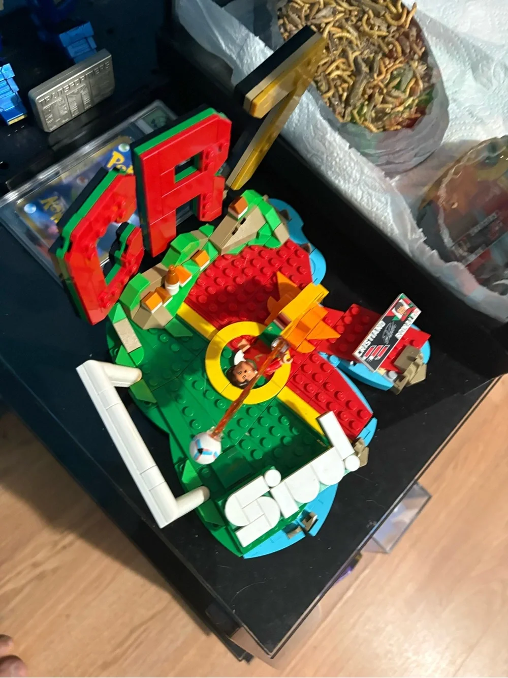 Lego Ronaldo CR7 Display Set - White, Green & Red